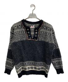 DALE OF NORWAY（ダーレ オブ ノルウェイ）の古着「90’Sスキッパーニット」｜ブラック