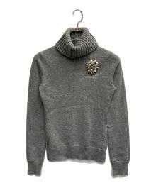 ALEXANDER McQUEEN（アレキサンダーマックイーン）の古着「タートルネックカシミヤニット」｜グレー