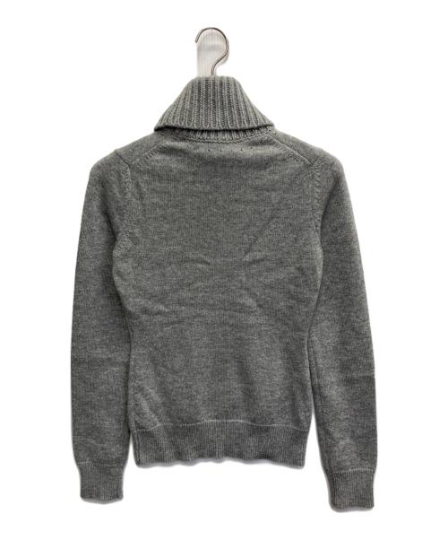 ALEXANDER McQUEEN（アレキサンダーマックイーン）ALEXANDER McQUEEN (アレキサンダーマックイーン) タートルネックカシミヤニット グレー サイズ:Sの古着・服飾アイテム