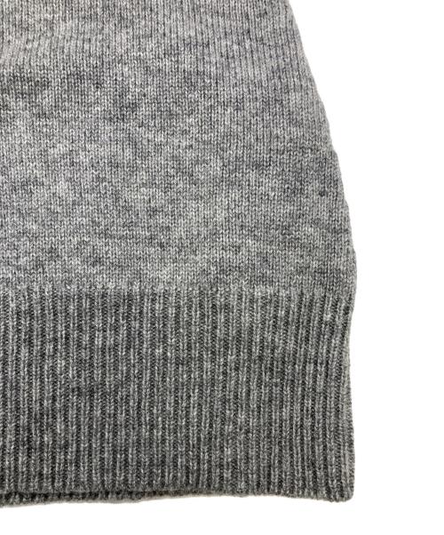 ALEXANDER McQUEEN（アレキサンダーマックイーン）ALEXANDER McQUEEN (アレキサンダーマックイーン) タートルネックカシミヤニット グレー サイズ:Sの古着・服飾アイテム