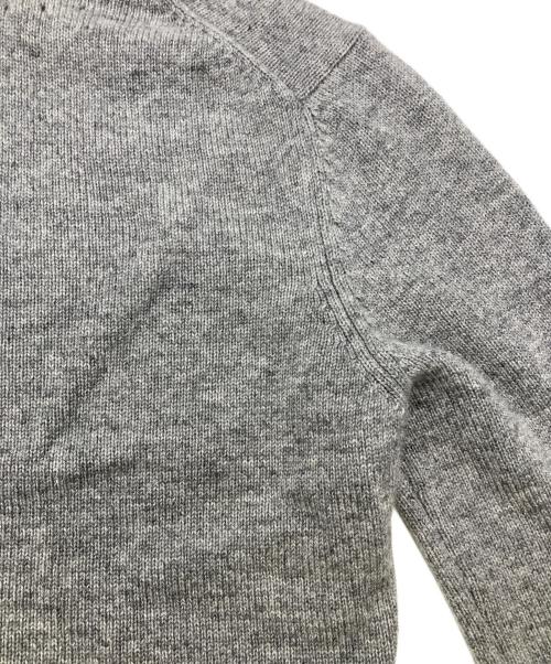 ALEXANDER McQUEEN（アレキサンダーマックイーン）ALEXANDER McQUEEN (アレキサンダーマックイーン) タートルネックカシミヤニット グレー サイズ:Sの古着・服飾アイテム