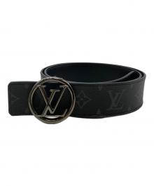 LOUIS VUITTON（ルイ ヴィトン）の古着「PVC レザー ベルト」｜ブラック