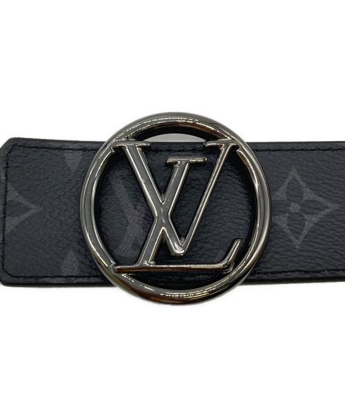 LOUIS VUITTON（ルイ ヴィトン）LOUIS VUITTON (ルイ ヴィトン) PVC レザー ベルト ブラックの古着・服飾アイテム