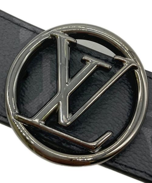 LOUIS VUITTON（ルイ ヴィトン）LOUIS VUITTON (ルイ ヴィトン) PVC レザー ベルト ブラックの古着・服飾アイテム