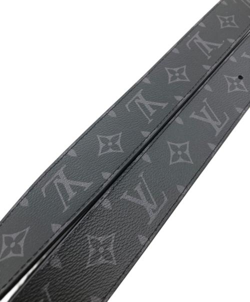 LOUIS VUITTON（ルイ ヴィトン）LOUIS VUITTON (ルイ ヴィトン) PVC レザー ベルト ブラックの古着・服飾アイテム