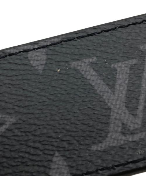 LOUIS VUITTON（ルイ ヴィトン）LOUIS VUITTON (ルイ ヴィトン) PVC レザー ベルト ブラックの古着・服飾アイテム