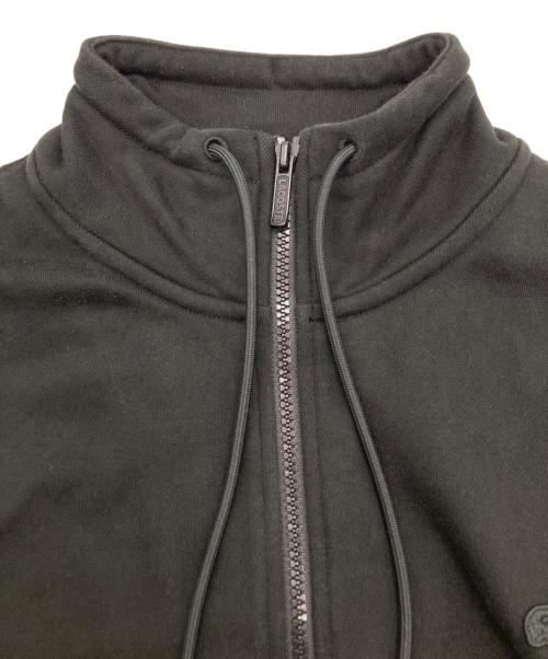 LACOSTE（ラコステ）LACOSTE (ラコステ) スタンドカラーハーフジップスウェット ブラック サイズ:SIZE4の古着・服飾アイテム