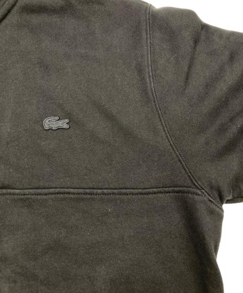 LACOSTE（ラコステ）LACOSTE (ラコステ) スタンドカラーハーフジップスウェット ブラック サイズ:SIZE4の古着・服飾アイテム