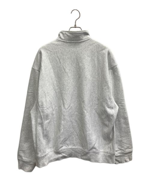 Carhartt WIP（カーハート ワーク イン プログレス）CARHARTT WIP (カーハート ワーク イン プログレス) HALF ZIP AMERICAN SCRIPT SWEATSHIRT グレー サイズ:XLの古着・服飾アイテム