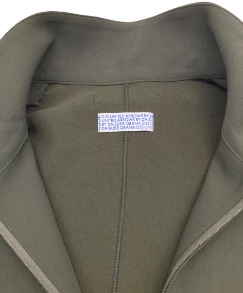 D.O UNITED ARROWS BY DAISUKE OBANA（ディーオーユナイテッドアローズバイダイスケオバナ）D.O UNITED ARROWS BY DAISUKE OBANA (ディーオーユナイテッドアローズバイダイスケオバナ) I D/S TRACK JACKET/トラックジャケット グリーン サイズ:L 未使用品の古着・服飾アイテム