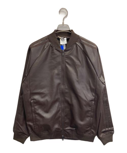 adidas（アディダス）adidas (アディダス) SSTプレザージャケット ブラウン サイズ:L 未使用品の古着・服飾アイテム