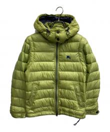 BURBERRY BLACK LABEL（バーバリーブラックレーベル）の古着「ライトダウンジャケット」｜グリーン