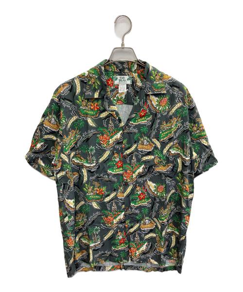 TWO PALMS（トゥーパームス）TWO PALMS (トゥーパームス) アロハシャツ グレー サイズ:Mの古着・服飾アイテム