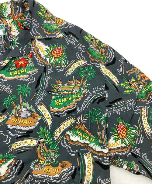 TWO PALMS（トゥーパームス）TWO PALMS (トゥーパームス) アロハシャツ グレー サイズ:Mの古着・服飾アイテム