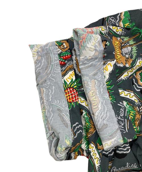 TWO PALMS（トゥーパームス）TWO PALMS (トゥーパームス) アロハシャツ グレー サイズ:Mの古着・服飾アイテム