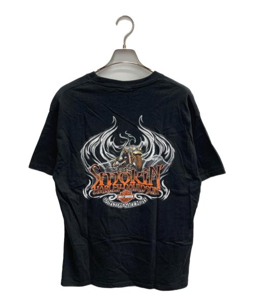HARLEY-DAVIDSON（ハーレーダビッドソン）HARLEY-DAVIDSON (ハーレーダビッドソン) プリントTシャツ ブラック サイズ:不明の古着・服飾アイテム