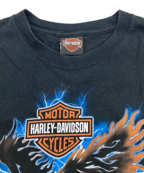 HARLEY-DAVIDSON（ハーレーダビッドソン）HARLEY-DAVIDSON (ハーレーダビッドソン) プリントTシャツ ブラック サイズ:不明の古着・服飾アイテム