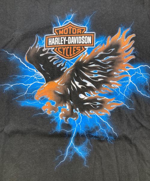 HARLEY-DAVIDSON（ハーレーダビッドソン）HARLEY-DAVIDSON (ハーレーダビッドソン) プリントTシャツ ブラック サイズ:不明の古着・服飾アイテム