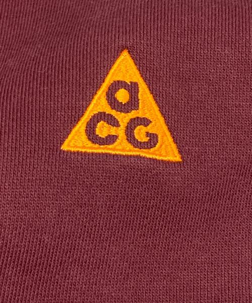 NIKE ACG（ナイキエーシージー）NIKE ACG (ナイキエーシージー) NRG ACG AOP クルーネック スウェットシャツ ボルドー サイズ:Mの古着・服飾アイテム