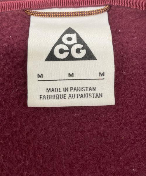 NIKE ACG（ナイキエーシージー）NIKE ACG (ナイキエーシージー) NRG ACG AOP クルーネック スウェットシャツ ボルドー サイズ:Mの古着・服飾アイテム