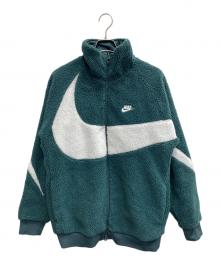 NIKE（ナイキ）の古着「”BIG SWOOSH シェルパジャケット」｜グリーン