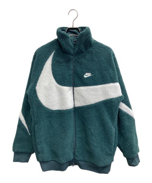 NIKE（ナイキ）NIKE (ナイキ) ”BIG SWOOSH シェルパジャケット グリーン サイズ:Mの古着・服飾アイテム