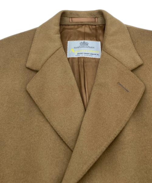 Aquascutum（アクアスキュータム）Aquascutum (アクアスキュータム) 80’Sカシミヤウールブレンドコート ブラウン サイズ:不明（記載無し）の古着・服飾アイテム