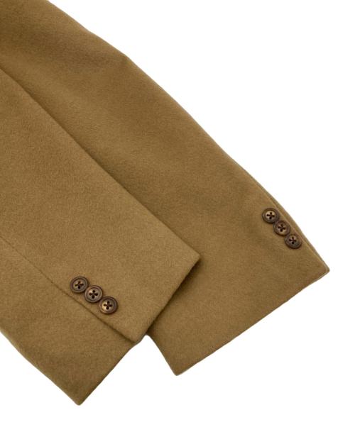 Aquascutum（アクアスキュータム）Aquascutum (アクアスキュータム) 80’Sカシミヤウールブレンドコート ブラウン サイズ:不明（記載無し）の古着・服飾アイテム