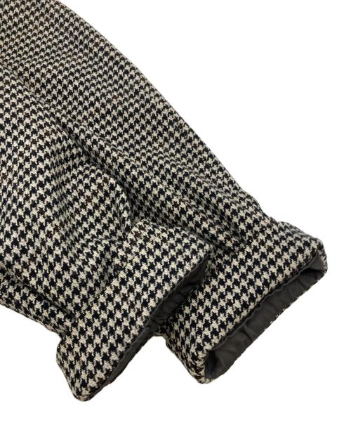 BURBERRY（バーバリー）BURBERRY (バーバリー) 千鳥柄コート ブラック×ベージュ サイズ:Lの古着・服飾アイテム