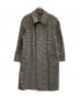 BURBERRY（バーバリー）の古着「千鳥柄コート」｜ブラック×ベージュ