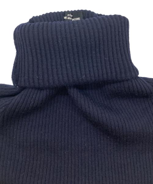 tricot COMME des GARCONS（トリココムデギャルソン）tricot COMME des GARCONS (トリココムデギャルソン) ウールタートルネックニット ネイビー サイズ:FREEの古着・服飾アイテム
