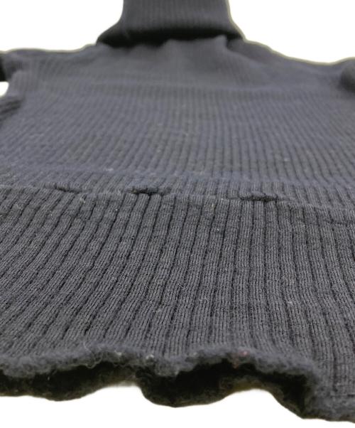 tricot COMME des GARCONS（トリココムデギャルソン）tricot COMME des GARCONS (トリココムデギャルソン) ウールタートルネックニット ネイビー サイズ:FREEの古着・服飾アイテム