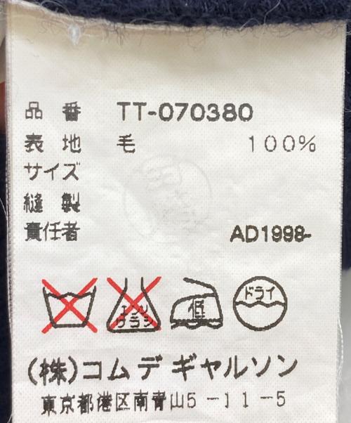 tricot COMME des GARCONS（トリココムデギャルソン）tricot COMME des GARCONS (トリココムデギャルソン) ウールタートルネックニット ネイビー サイズ:FREEの古着・服飾アイテム