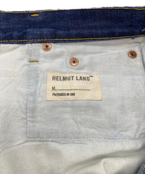 HELMUT LANG（ヘルムートラング）HELMUT LANG (ヘルムートラング) 本人期 1998年製　ボタンフライデニムパンツ インディゴ サイズ:SIZE29の古着・服飾アイテム