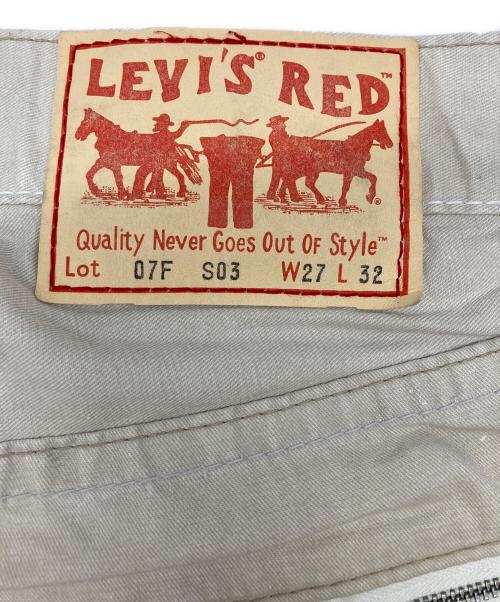 LEVI'S RED（リーバイス レッド）LEVI'S RED (リーバイス レッド) 立体裁断パンツ ベージュ サイズ:Ｗ27×Ｌ30の古着・服飾アイテム