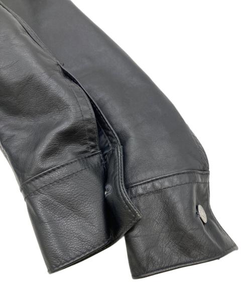 LEVI'S RED（リーバイス レッド）LEVI'S RED (リーバイス レッド) 02AW クロアチア製　袖レザージャケット インディゴ サイズ:XSの古着・服飾アイテム