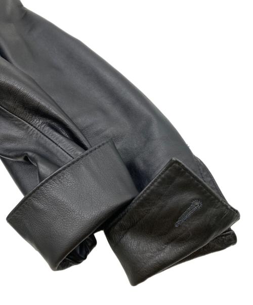 LEVI'S RED（リーバイス レッド）LEVI'S RED (リーバイス レッド) 02AW クロアチア製　袖レザージャケット インディゴ サイズ:XSの古着・服飾アイテム
