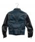 LEVI'S RED (リーバイス レッド) 02AW クロアチア製　袖レザージャケット インディゴ サイズ:XS：20000円