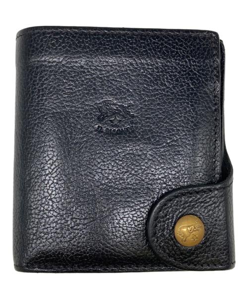 IL BISONTE（イル ビゾンテ）IL BISONTE (イル ビゾンテ) 2つ折り財布 ブラックの古着・服飾アイテム