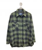 PENDLETONペンドルトン）の古着「チェックフランネルシャツ」｜グリーン