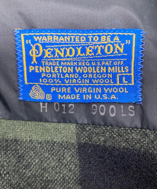 PENDLETON（ペンドルトン）PENDLETON (ペンドルトン) チェックフランネルシャツ グリーン サイズ:Lの古着・服飾アイテム