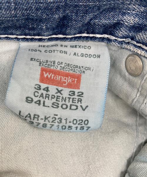 Wrangler（ラングラー）Wrangler (ラングラー) ペインターデニムパンツ インディゴ サイズ:W34×L32の古着・服飾アイテム