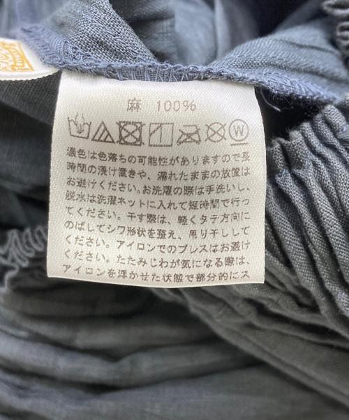 中川政七商店（ナカガワマサシチショウテン）中川政七商店 (ナカガワマサシチショウテン) リネンロングスカート グレー サイズ:FREEの古着・服飾アイテム