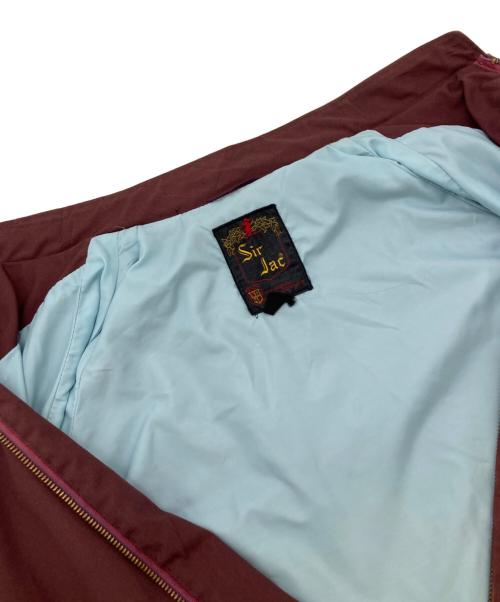 sir jac（サージャック）sir jac (サージャック) ジップアップブルゾン ボルドー サイズ:38の古着・服飾アイテム