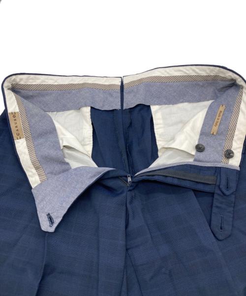 CARUSO（カルーゾ）CARUSO (カルーゾ) ウールスラックス ネイビー サイズ:SIZE46の古着・服飾アイテム