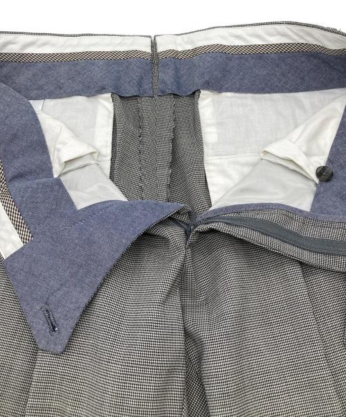 CARUSO（カルーゾ）CARUSO (カルーゾ) スラックス ホワイト×ブラック サイズ:SIZE46の古着・服飾アイテム