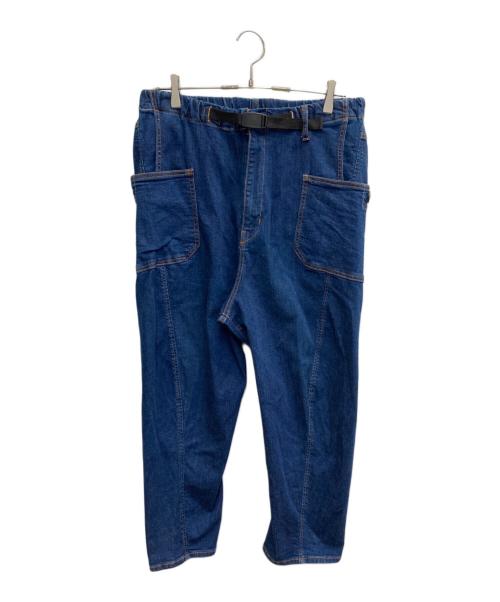 GRIP SWANY（グリップスワニー）GRIP SWANY (グリップスワニー) JOG 3D WIDE CAMP PANTS 2.0 インディゴ サイズ:Mの古着・服飾アイテム