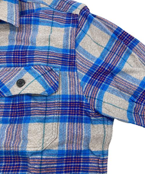 Patagonia（パタゴニア）Patagonia (パタゴニア) Fjord Flannel Shirt ブルー×グレー サイズ:Sの古着・服飾アイテム