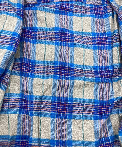 Patagonia（パタゴニア）Patagonia (パタゴニア) Fjord Flannel Shirt ブルー×グレー サイズ:Sの古着・服飾アイテム