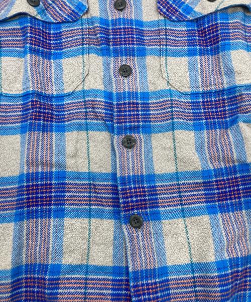 Patagonia（パタゴニア）Patagonia (パタゴニア) Fjord Flannel Shirt ブルー×グレー サイズ:Sの古着・服飾アイテム